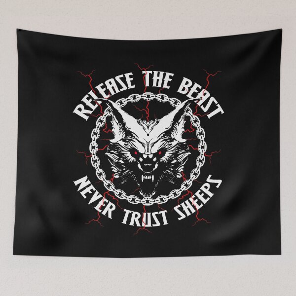Item preview, Release the Beast | Never trust Sheeps | Werewolf design designed and sold by ProdbyNiECO.