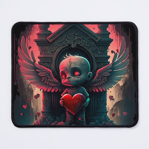 Item preview, Macabre Gothic Valentines Day Merchandise Cherubs of you Dreams other Darkly Romantic Gift Ideas designed and sold by Bits-X-Pieces.
