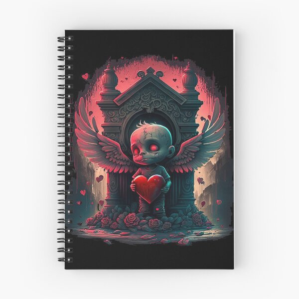 Item preview, Macabre Gothic Valentines Day Merchandise Cherubs of you Dreams other Darkly Romantic Gift Ideas designed and sold by Bits-X-Pieces.