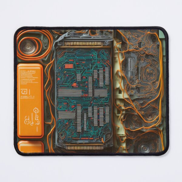 Item preview, Inner workings: A Detailed Illustration Depicts the Inside of a Mobile Phone with its Components and Chips. designed and sold by BotTastic.