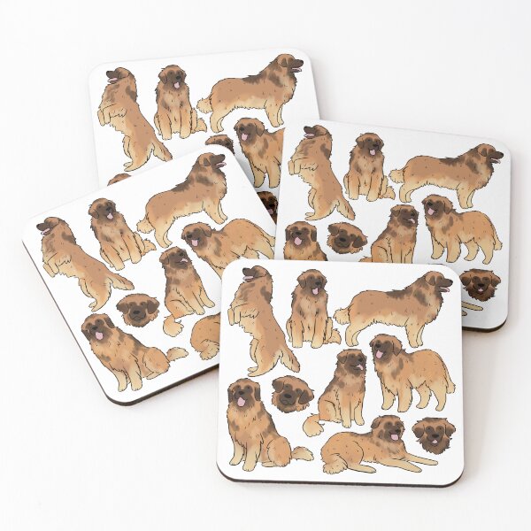 Item preview, leonberger dog cute illustration pattern  designed and sold by Yarafantasyart.