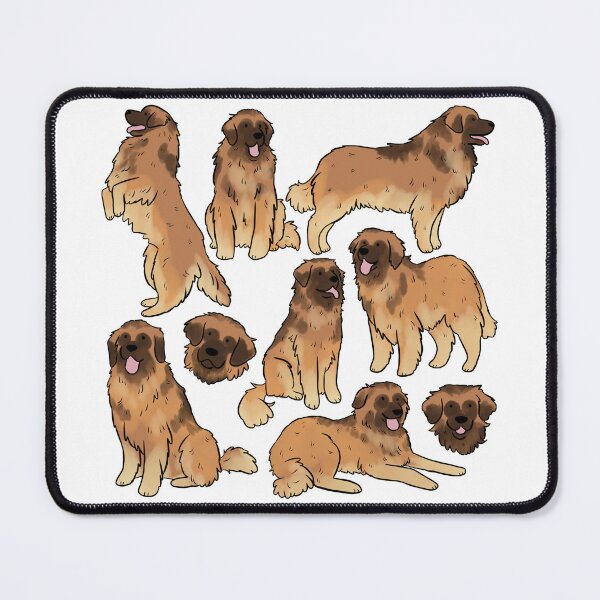 Item preview, leonberger dog cute illustration pattern designed and sold by Yarafantasyart.