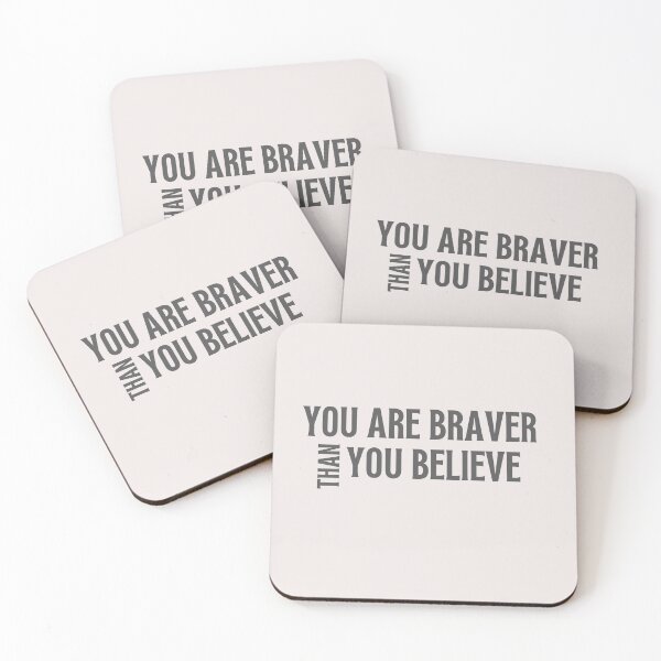 Item preview, You are braver than you believe designed and sold by We Grow.