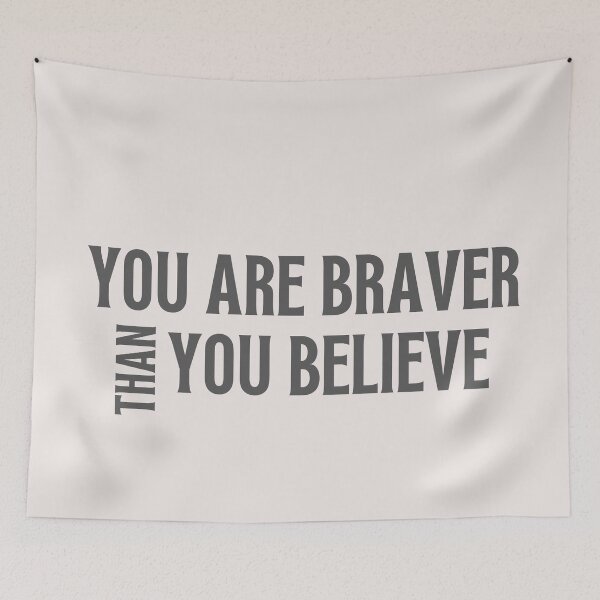 Item preview, You are braver than you believe designed and sold by We Grow.