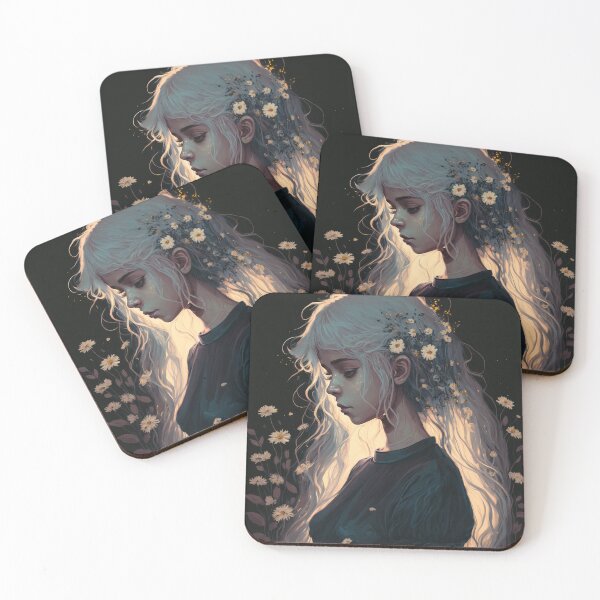 Item preview, Cute girl in the dreamland designed and sold by VibArtVision.
