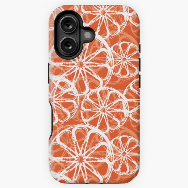 Citrus Grove Orange Slices pattern iPhone Tough Case
