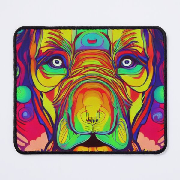 Item preview, Psychedelic Artwork - The Shamanic Dog designed and sold by Mindscyther.