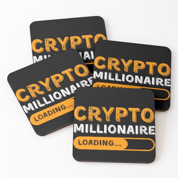 Item preview, Crypto Millionaire Loading Funny cryptocurrency Bitcoin Ethereum designed and sold by AB-NewStyle.