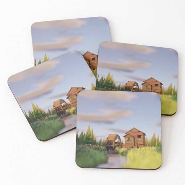 Item preview, Cute Waterwheel Lowpoly 3D Isometric  designed and sold by Gravedrinker.