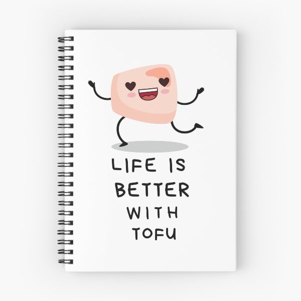 Item preview, Life Is Better with Tofu, Tofu Emoji designed and sold by BanksiaArt.