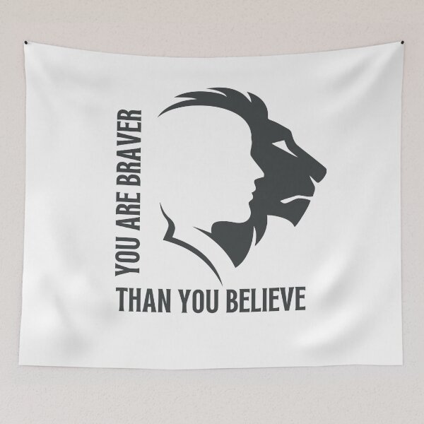 Item preview, You are braver than you believe designed and sold by We Grow.