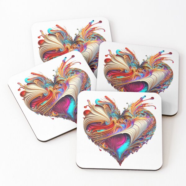Item preview, Psychedelic love heart designed and sold by ArtistMark00.
