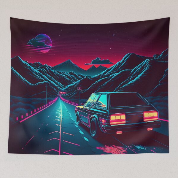 Item preview, Retro Neon Drive designed and sold by ArtAT.