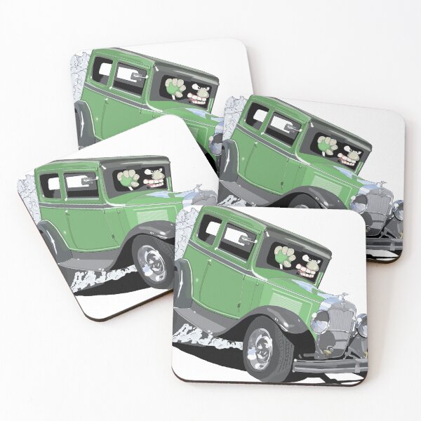 Item preview, Mean Green Car designed and sold by Curt's KarToons.