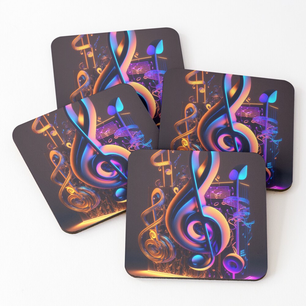 Item preview, Coasters (Set of 4) designed and sold by HelicalCreative.