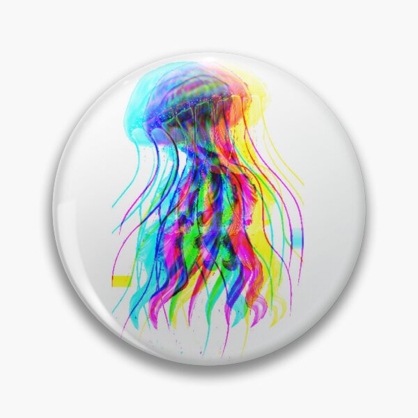 Artikelvorschau, Psychedelische Qualle entworfen und verkauft von Mindscyther.