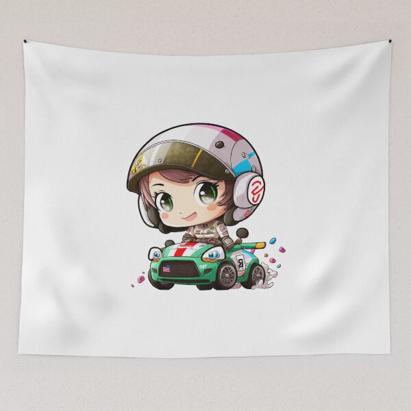 Item preview, Chibi Racer Girl designed and sold by TheChibiStore.