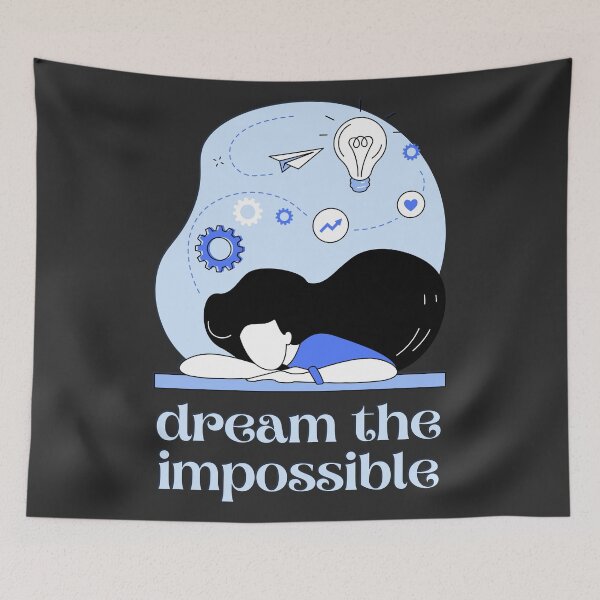 Item preview, Cool motivational Dream the impossible  designed and sold by AEROSPACE-IND.