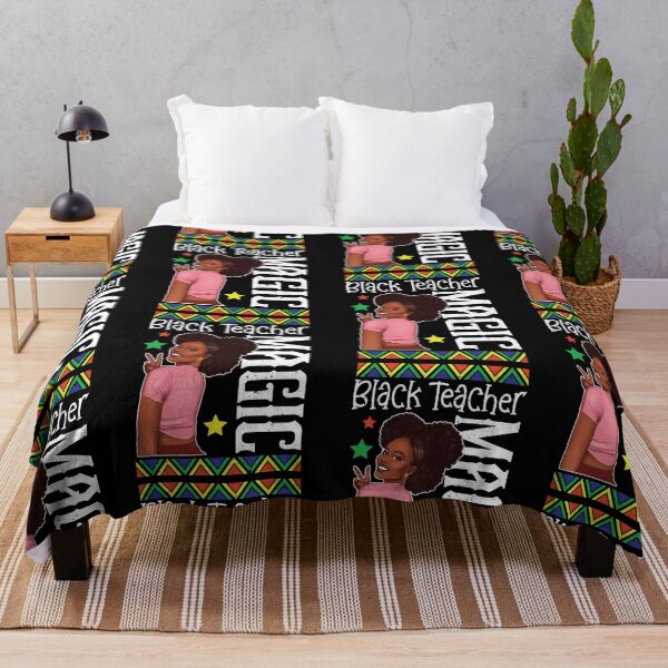 Item preview, Black Female Teacher Magic Teach Black History Month designed and sold by GravitiTees.