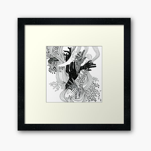 support Framed Art Print
