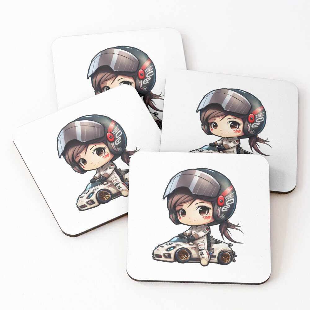 Item preview, Coasters (Set of 4) designed and sold by TheChibiStore.