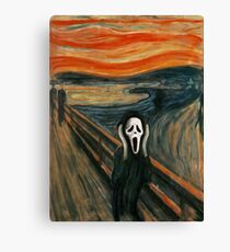 (The) Scream Parody Canvas Print