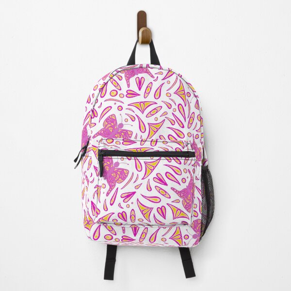 Item preview, Pink and Yellow Doodle Butterfly designed and sold by dKarthdesign.
