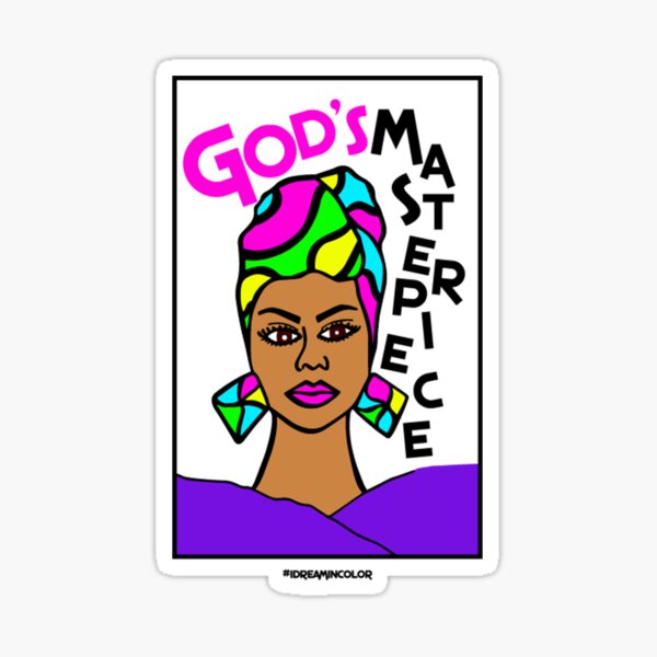 God's Masterpiece Sticker