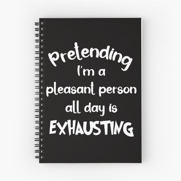Item preview, Pretending I'm A Pleasant Person, Funny Sarcastic designed and sold by desireedickens.