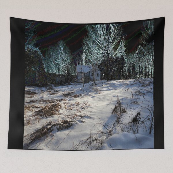 Item preview, Western Maine Farmhouse in Ice designed and sold by AuntyReni.