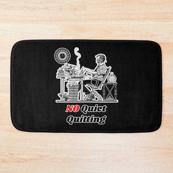 Item preview, 'No Quiet Quitting' Corporate Workaholic Design - Retro Illustration Design for T-shirts, mugs, phone cases and other accessories designed and sold by Ridiculam Toga.