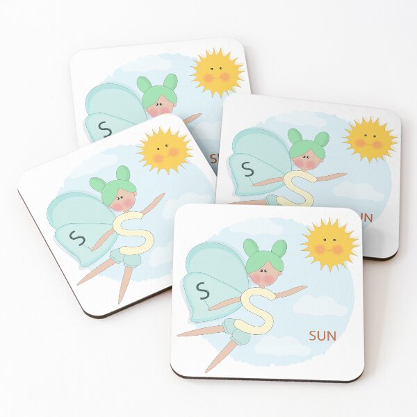 Item preview, Letter S and sun and clouds designed and sold by SunGraphicArt.