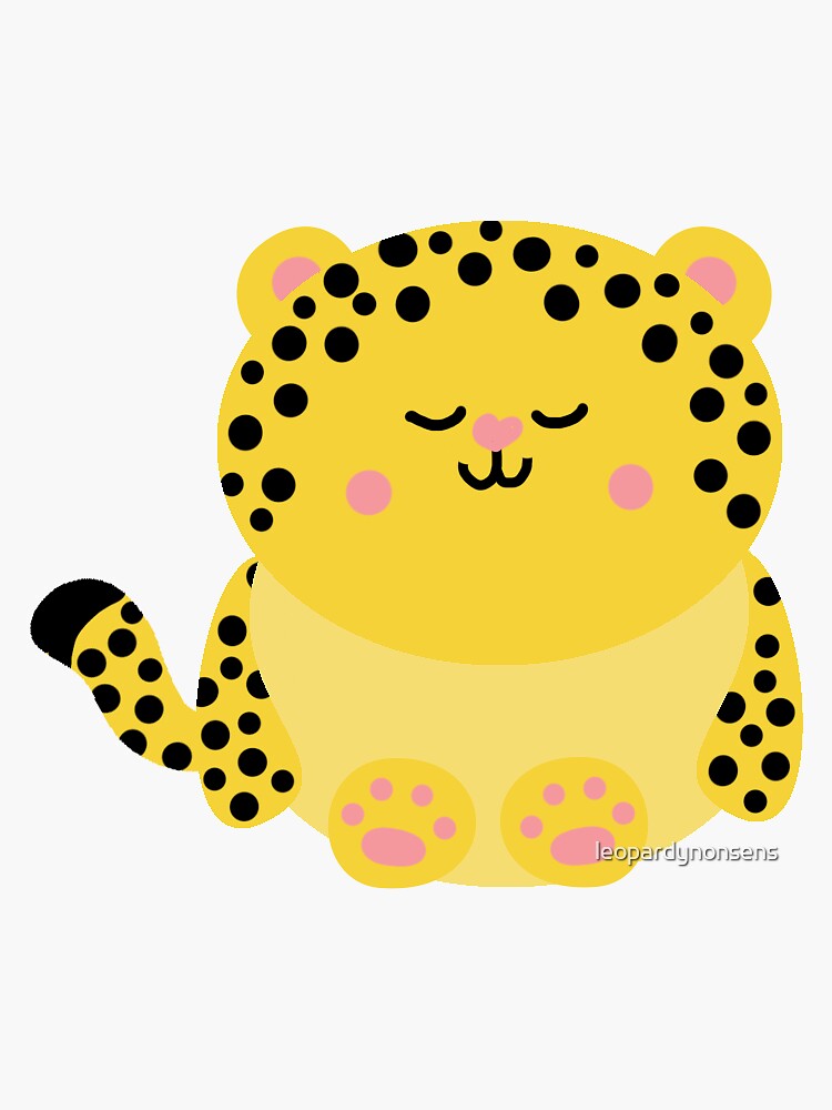 Cute Kawaii Leopard by leopardynonsens
