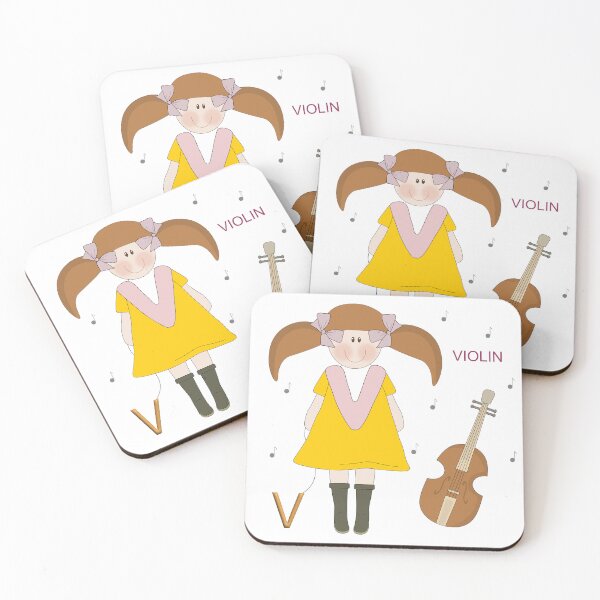 Item preview, Letter V and violin designed and sold by SunGraphicArt.