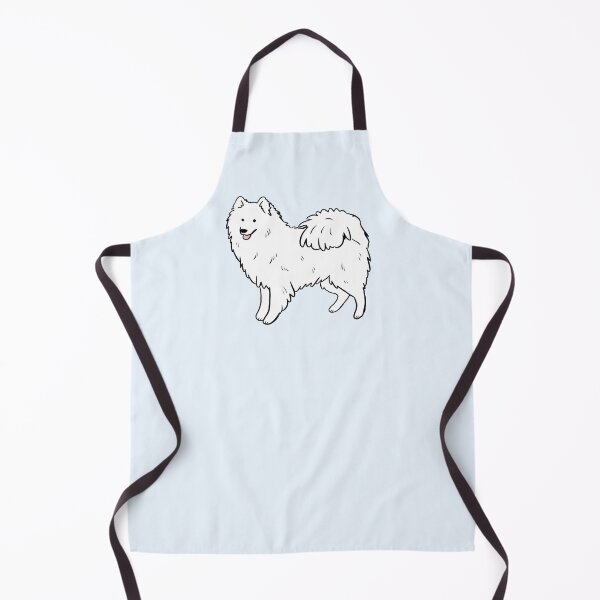 Item preview, American eskimo Dog cute illustration designed and sold by Yarafantasyart.