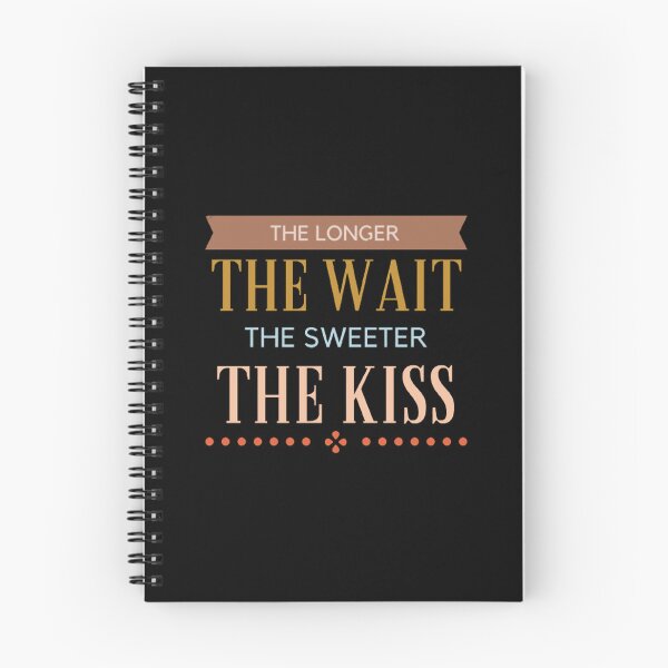 Item preview, Aesthetic Long Distance Relationship Quotes : The Longer The Wait The Sweeter The Kiss - Pastel designed and sold by shellagrash.
