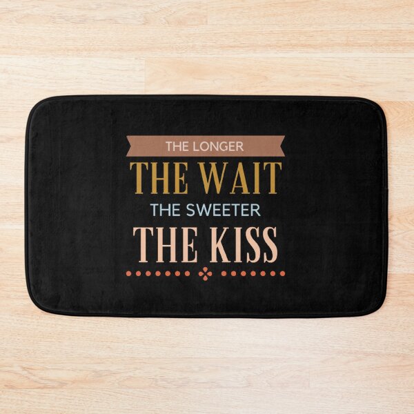Item preview, Aesthetic Long Distance Relationship Quotes : The Longer The Wait The Sweeter The Kiss - Pastel designed and sold by shellagrash.