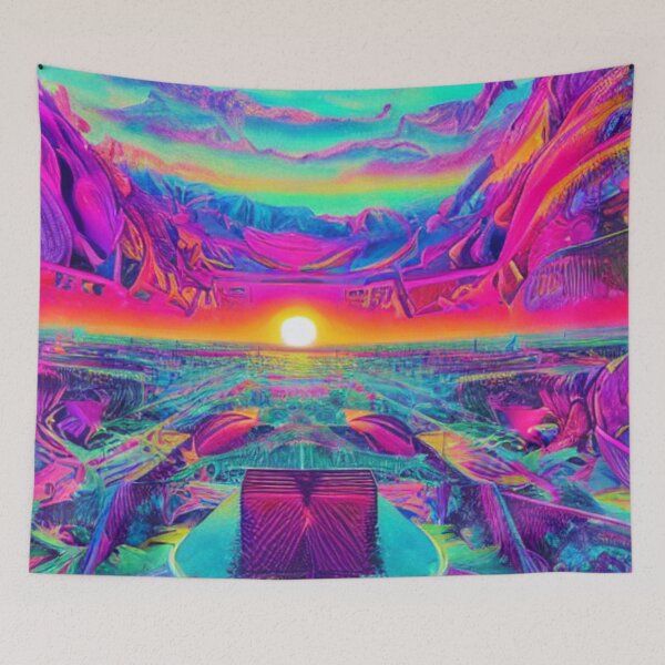 Item preview, Psychedelic Nature - The Valley designed and sold by Mindscyther.