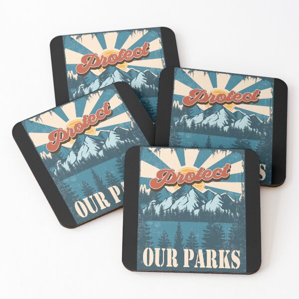 Item preview, PROTECT OUR PARKS VINTAGE POSTER designed and sold by HomeCoquette.