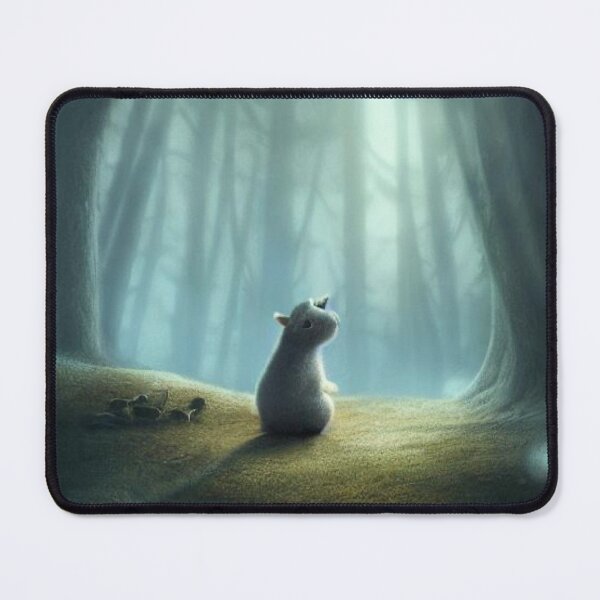 Item preview, Cute rodent in mythical forest designed and sold by die-mausebande.