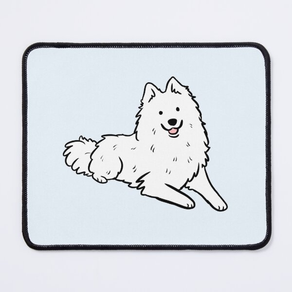 Item preview, American eskimo Dog cute illustration  designed and sold by Yarafantasyart.