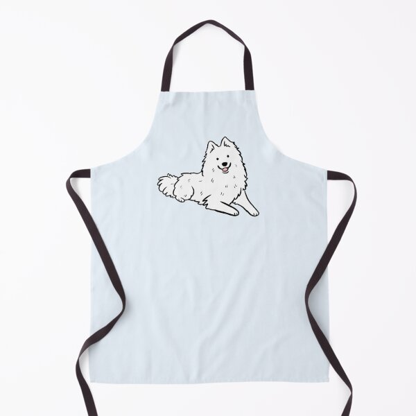 Item preview, American eskimo Dog cute illustration designed and sold by Yarafantasyart.
