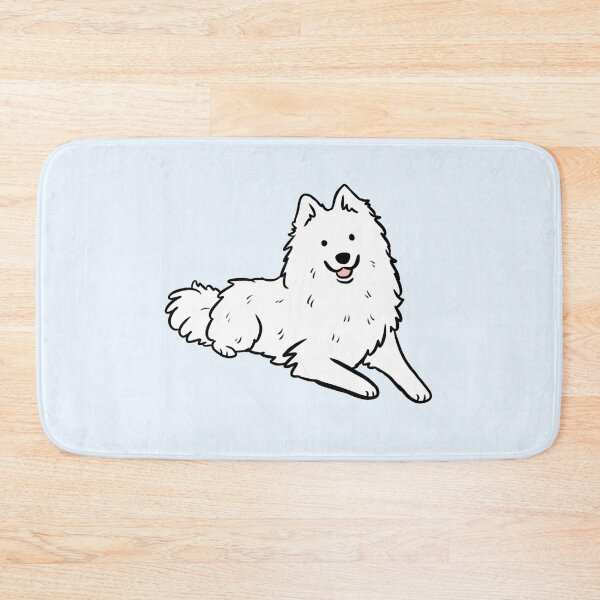 Item preview, American eskimo Dog cute illustration  designed and sold by Yarafantasyart.