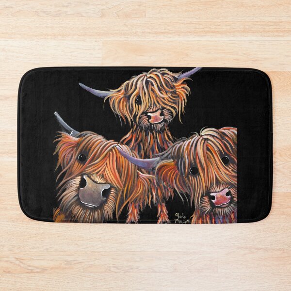 Item preview, HiGHLaND CoW PRiNT SCoTTiSH ' THe BaKeD BeaNS ' BY SHiRLeY MacARTHuR designed and sold by Shirley MacArthur Art.