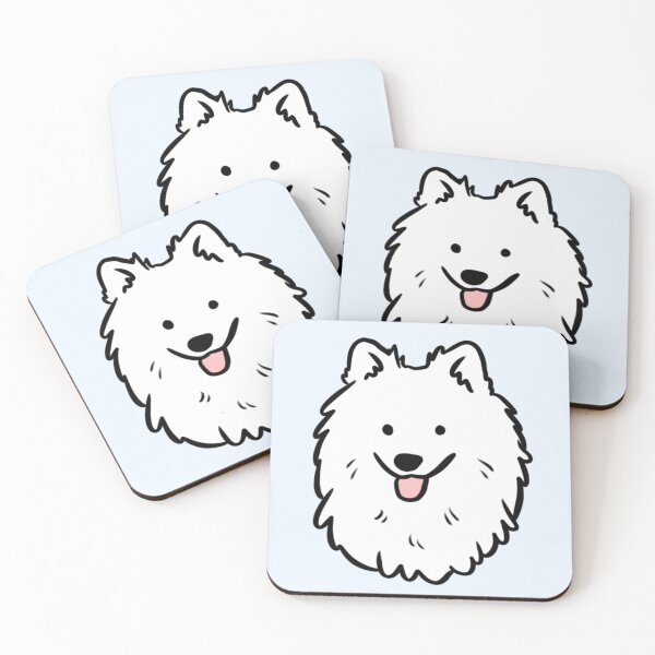 Item preview, American eskimo Dog cute illustration  designed and sold by Yarafantasyart.