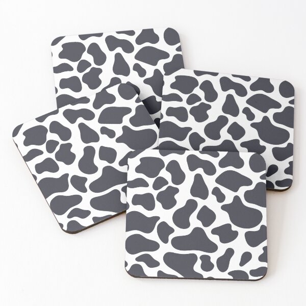 Item preview, Simple cow like pattern in dark slate color designed and sold by Arubi-Art.