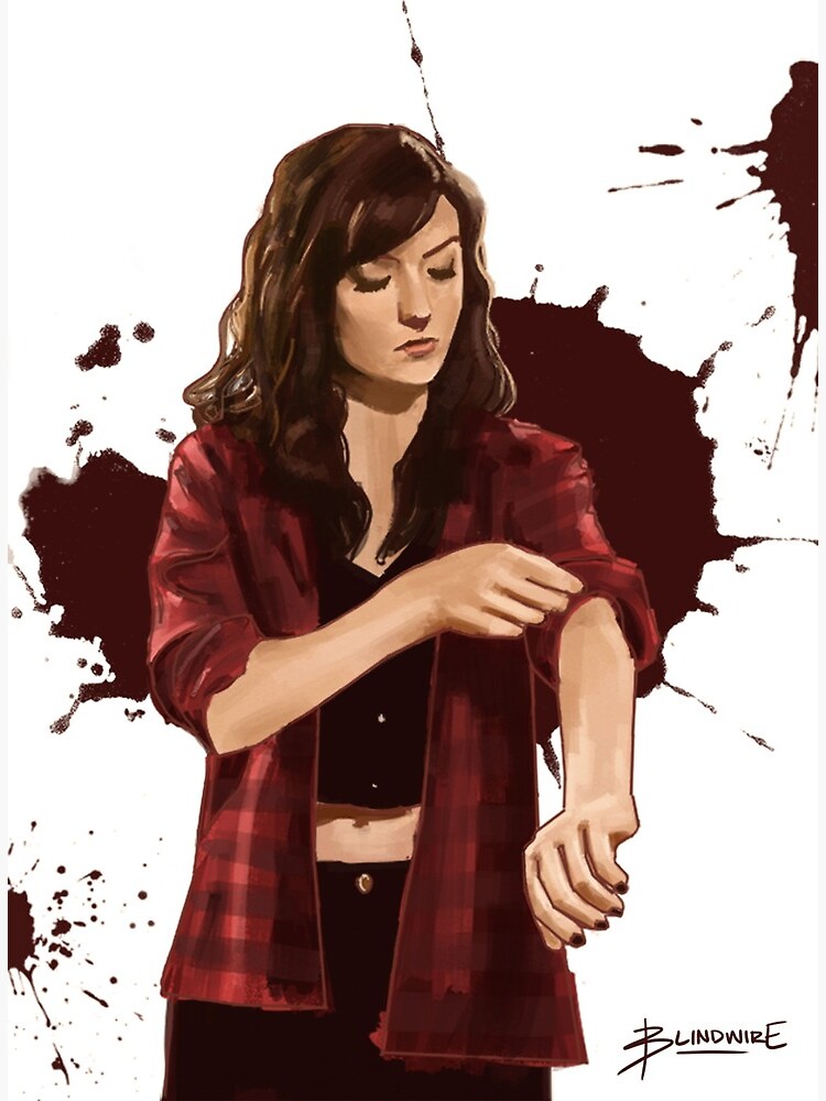 "The Red Flannel" Art Print for Sale by blindwire Redbubble