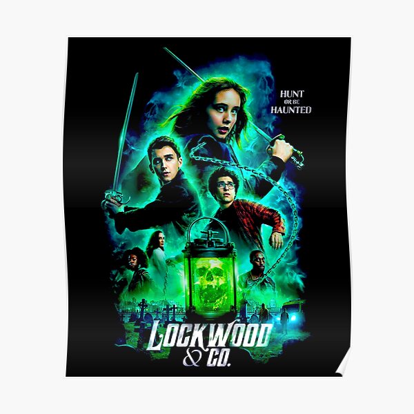 Lockwood and co Skul,TV series,Anthony Lockwood,George Cubbins,Lucy Carlyle,Fan art Poster