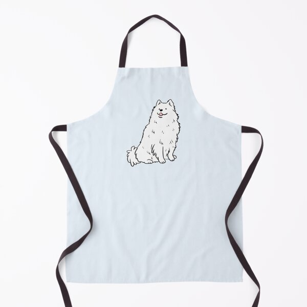Item preview, American eskimo Dog cute illustration designed and sold by Yarafantasyart.