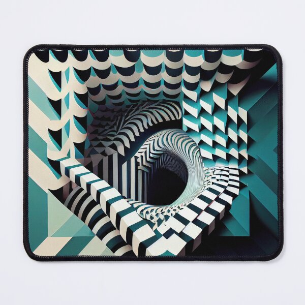 Artikelvorschau, 80s style surreal optical illusion entworfen und verkauft von ArtificialGenes.